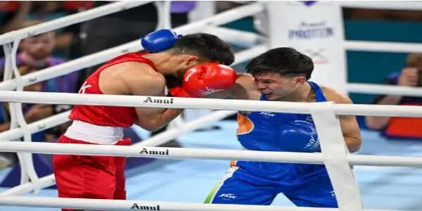राष्ट्रमंडल खेल 2026: पाकिस्तान के मुक्केबाज को हराकर जदुमणि सिंह क्वार्टरफाइनल में