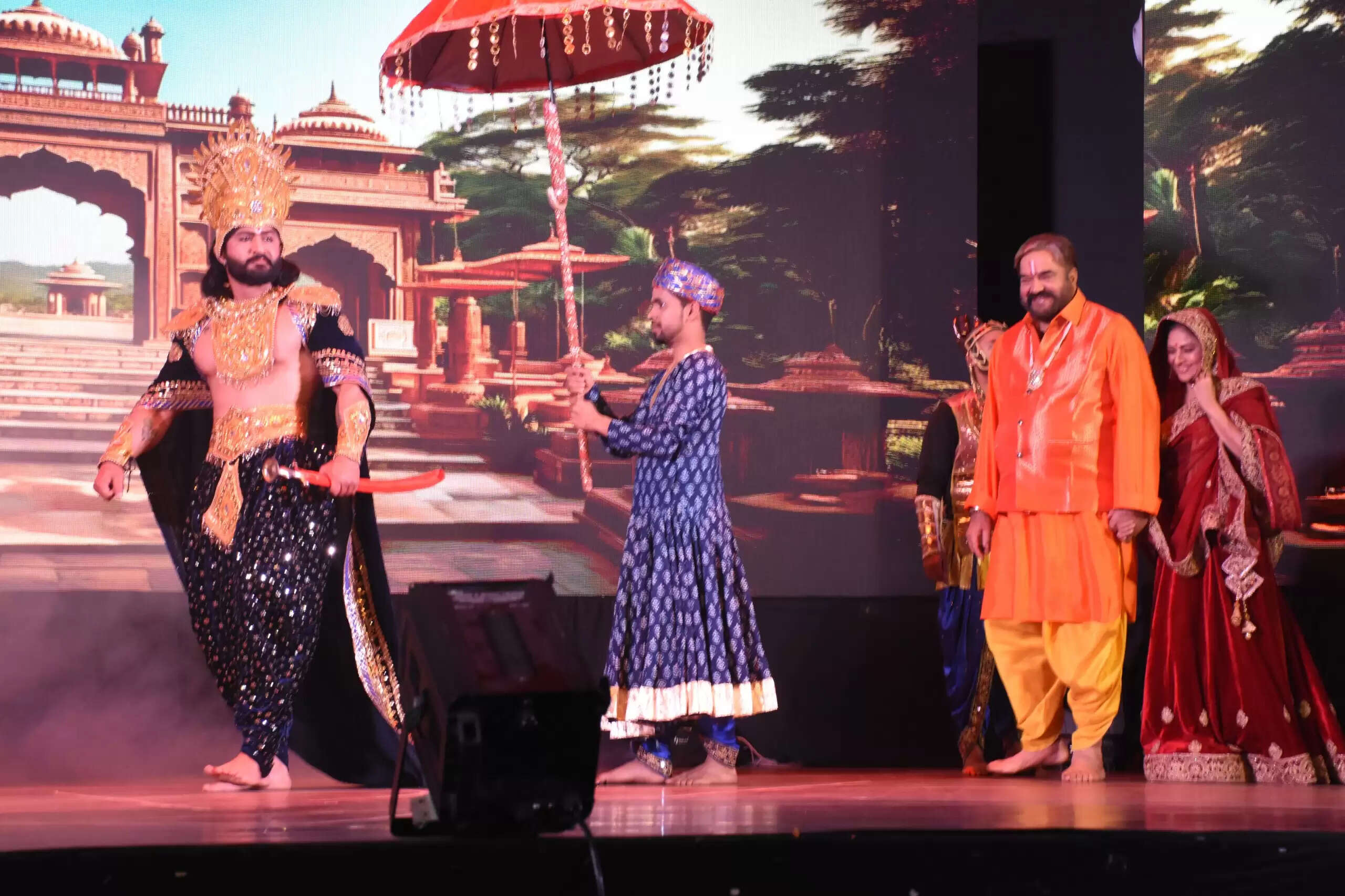 नाट्य मंचन श्रीकृष्ण प्रेम रस में जीवन्त हुई श्रीकृष्ण प्रभु की लीलाएं