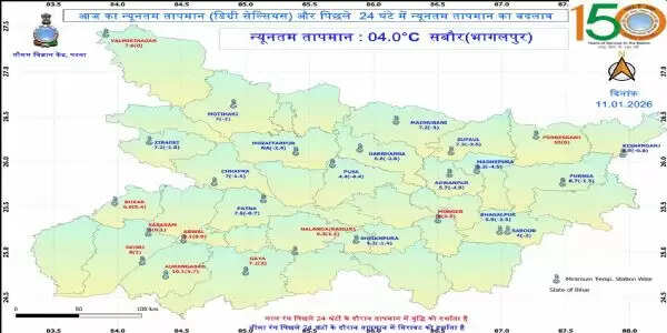 बिहार में कड़ाके की ठंड, तापमान में लगातार गिरावट से जनजीवन प्रभावित