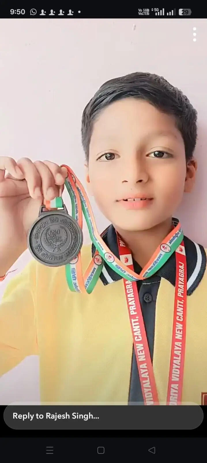 कलश सिंह ने अंतरराष्ट्रीय हिंदी ओलंपियाड में जीता कांस्य पदक