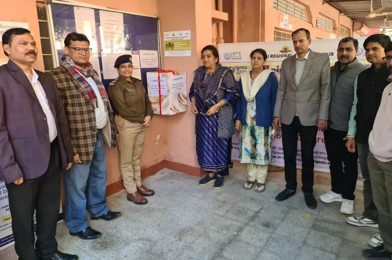 राजस्थान पुलिस ने इग्नू में कर्मचारियों को सिखाए पॉश एक्ट के गुर