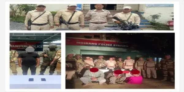 मणिपुर : पीएलए कैडर गिरफ्तार, 68 ग्राम हेरोइन के साथ तीन गिरफ्तार