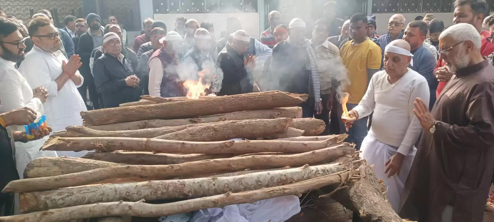 पंचतत्व में विलीन हुए प्रख्यात समाजसेवी भागचंद पोद्दार