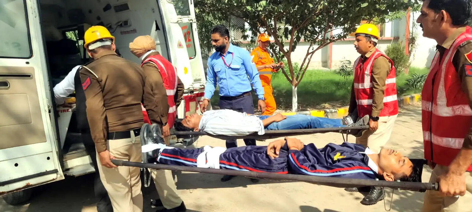 सिरसा : मॉक ड्रिल: प्राकृतिक आपदा से निपटने की तैयारियों का किया अभ्यास