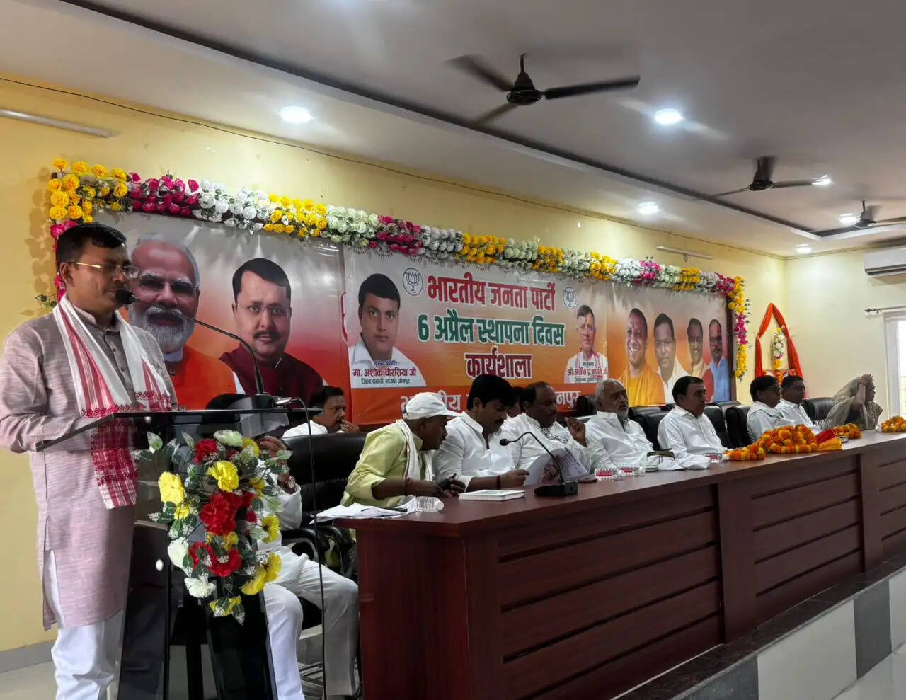 स्थापना दिवस की तैयारियां तेज, भाजपा जिला कार्यालय में कार्यशाला आयोजित