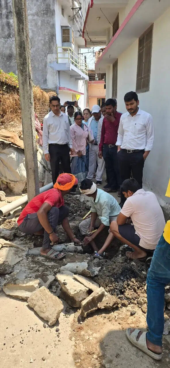 नपं आमदी में दूषित जल पीने से बिगड़ी सेहत, प्रशासन ने दुरूस्त कराया नल कनेक्शन