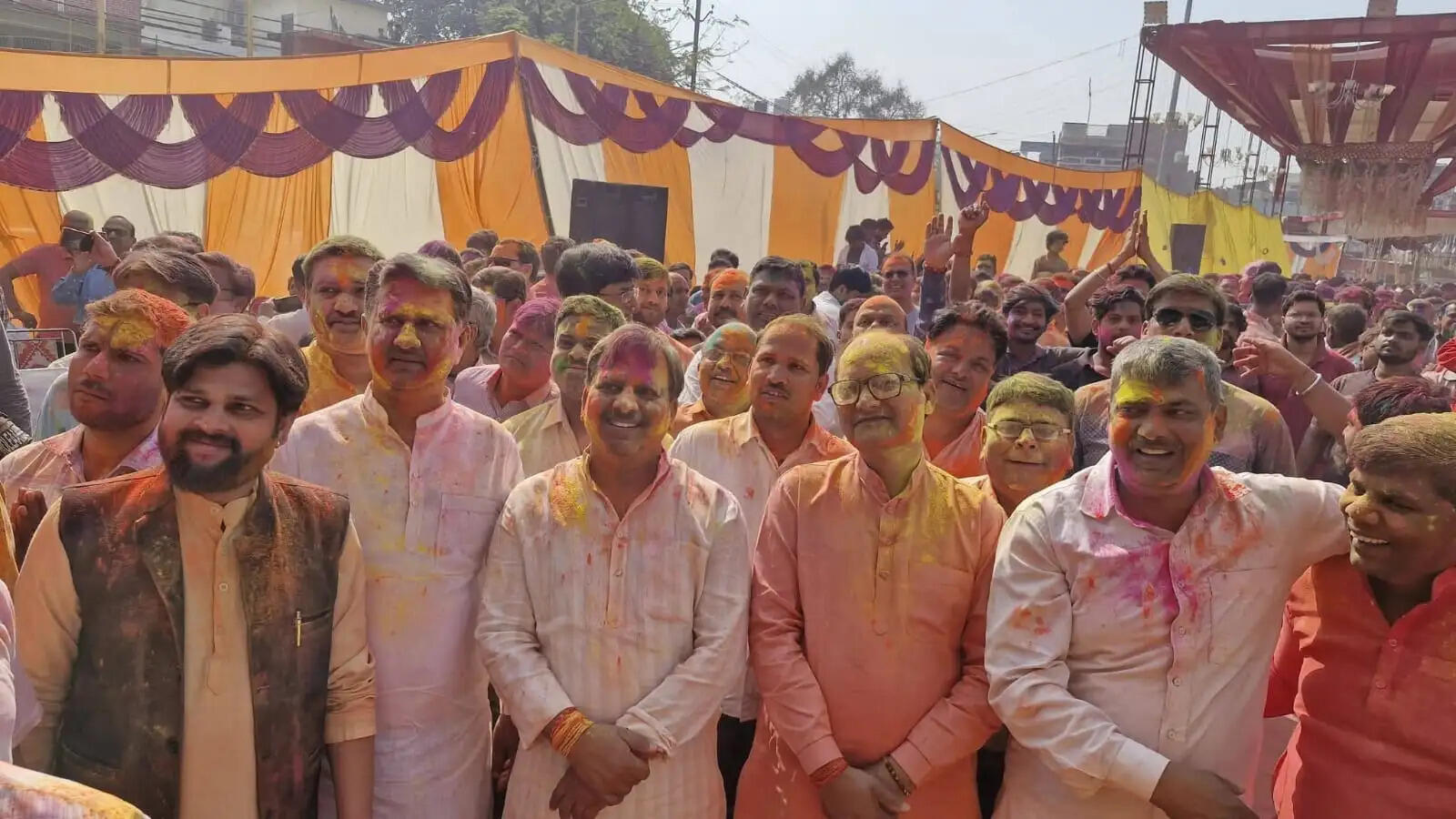 राष्ट्रीय स्वयंसेवक संघ ने रामलीला मैदान में धूमधाम से मनाया फाल्गुन उत्सव