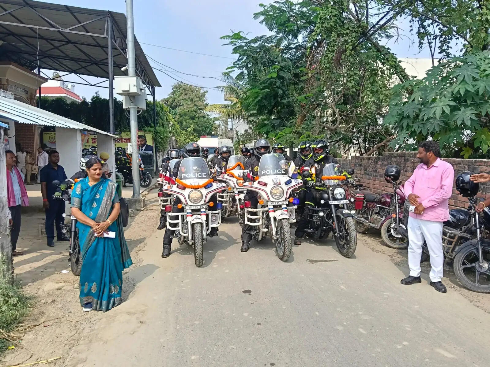 22 बाइकों पर निकले 38 वर्दीधारियों ने भरी हुंकार,‘नशे को ना’ का दिलाया संकल्प