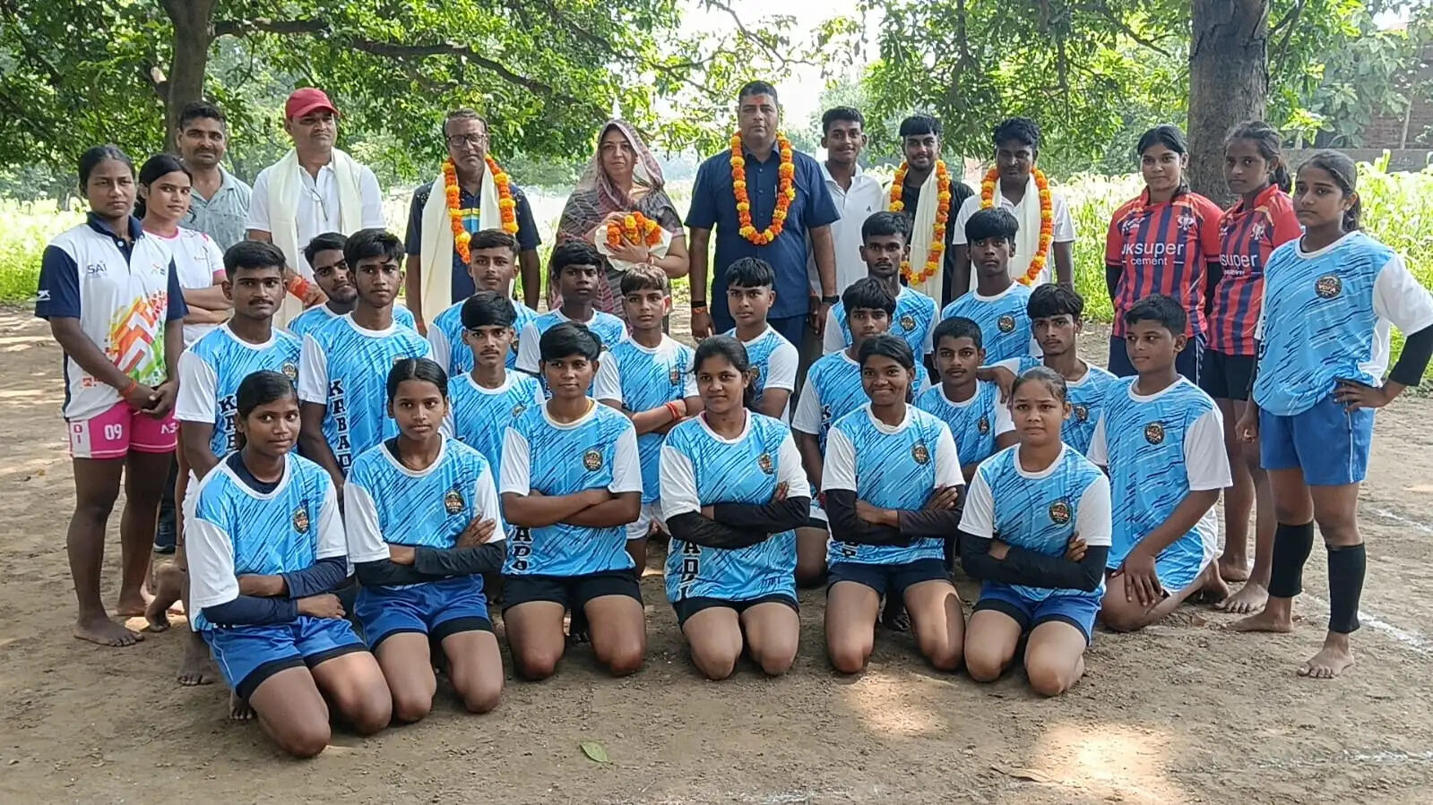 कबड्डी प्रशिक्षण शिविर का समापन, खिलाड़ियों को वितरित की गई खेल किट