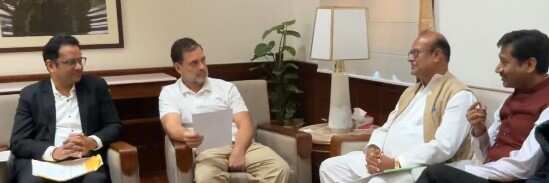 राहुल गांधी ने सुनीं व्यापारियों की समस्याएं