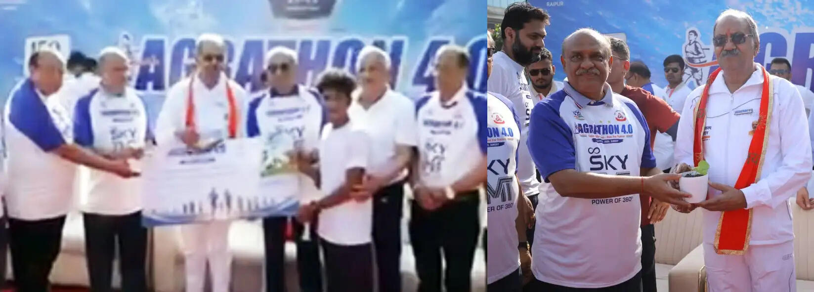 रायपुर में एग्रैथाॅन 4.0 “वंदे मातरम रन फाॅर नेशन” का आयोजन, चार हजार प्रतिभागियों ने लिया हिस्सा