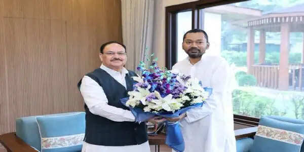 बिहार के स्वास्थ्य मंत्री निशांत कुमार ने केंद्रीय&nbsp;मंत्री&nbsp;जेपी नड्डा से की मुलाकात