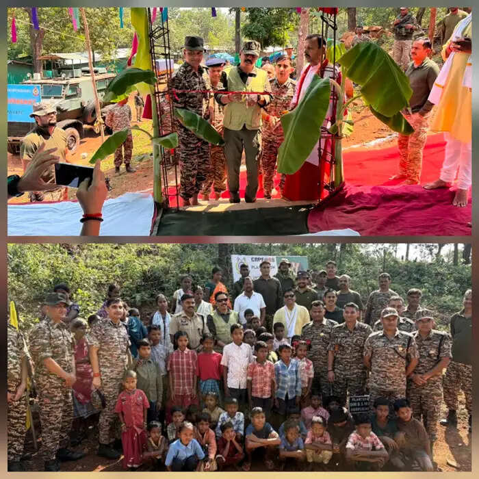 कुप्पागुड़ा एफओबी का प्रथम वर्षगांठ पर परिसर में नवनिर्मित मंदिर का किया उद्घाटन