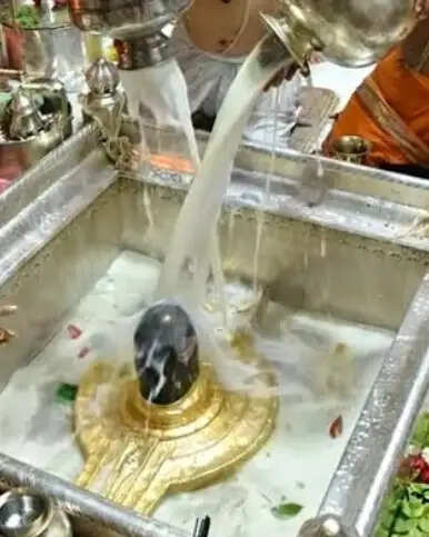 वाराणसी में दुधिया समाज ने किया बाबा विश्वनाथ का जलाभिषेक