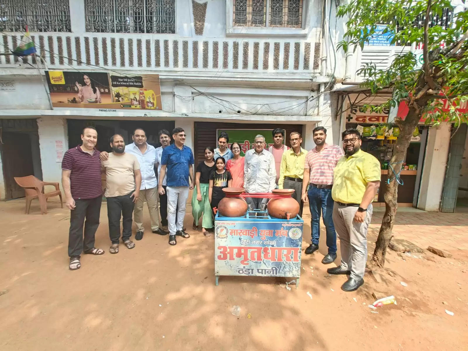 मारवाड़ी युवा मंच ने खूंटी में पांच जगहों पर शुरू की पनघट अस्थायी अमृतधारा