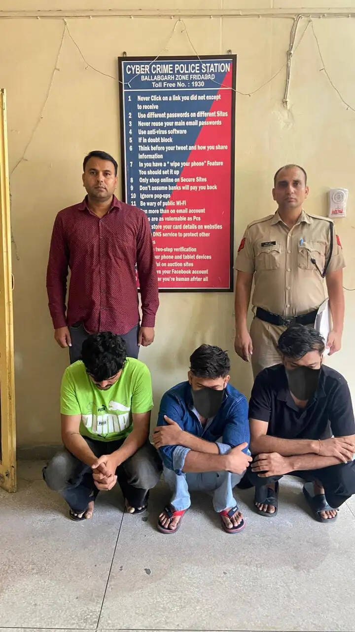 फरीदाबाद : गैस सप्लायर बन लाखों की ठगी, तीन आरोपी यूपी से गिरफ्तार