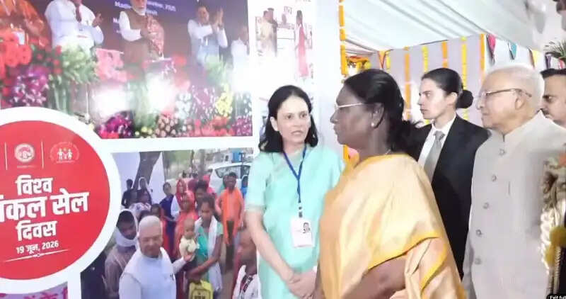 मप्र ने सिकल सेल एनिमिया में हासिल की बहुआयामी उपलब्धि : द्रौपदी मुर्मु