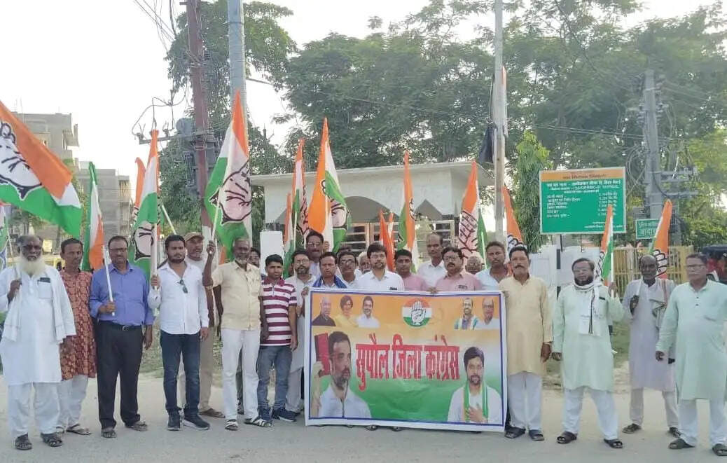 भाजपा की दलित विरोधी मानसिकता के खिलाफ कांग्रेस का प्रतिरोध मार्च