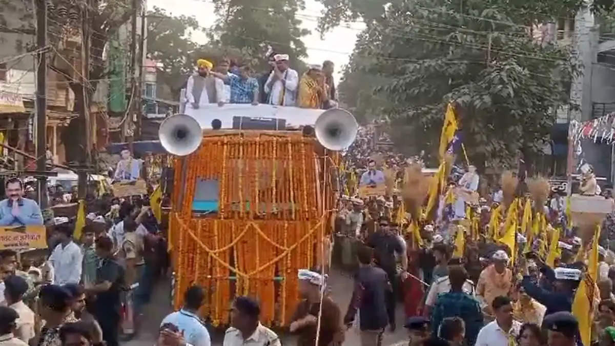 छग विस चुनाव : कांग्रेस की घोषणाएं धोखा है : अरविंद केजरीवाल