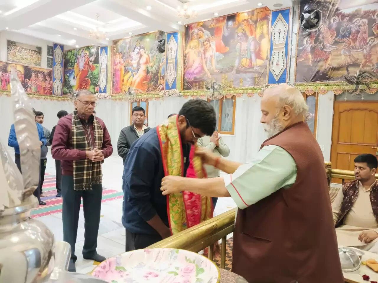 चांदन द्वादशी के अवसर पर खाटू नरेश को लगा खीर चूरमा का भोग