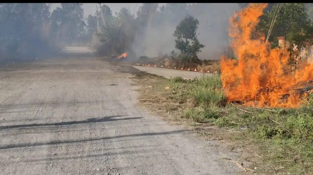 यमुनानगर : जगाधरी औद्योगिक क्षेत्र में आग से बिजली व्यवस्था ठप, पर्यावरण को भारी क्षति