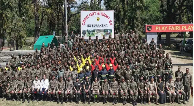 रासायनिक रिसाव की काल्पनिक स्थिति पर हुआ समन्वित अभ्यास