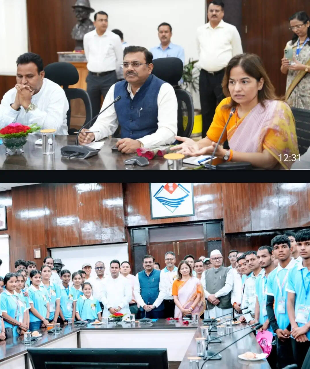 मुख्य सचिव ने देवप्रयाग के मेधावी विद्यार्थियों से किया संवाद