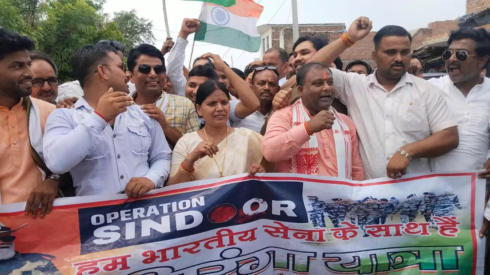 तिरंगा यात्रा में भाजपा जिलाध्यक्ष की फिसली जुबान, वीडियो वायरल