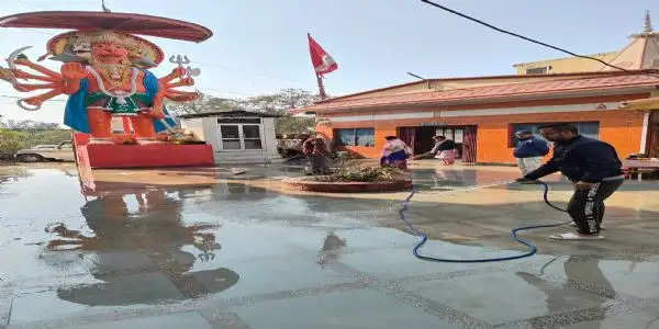 बीकेटीसी ने राम मंदिर प्राण प्रतिष्ठा कार्यक्रम अभियान के तहत स्वच्छता-जनजागरण अभियान चलाया