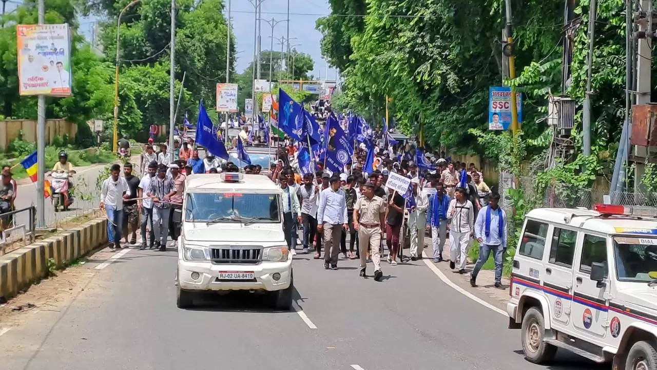 अलवर बंद - जिलेभर में आवश्यक सेवाओं को छोड़कर सबकुछ रहा बंद