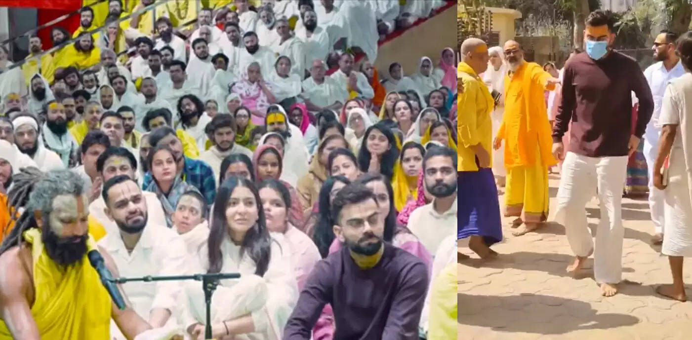 अक्षय तृतीया पर विराट और अनुष्का ने लिया संत प्रेमानंद का आशीर्वाद