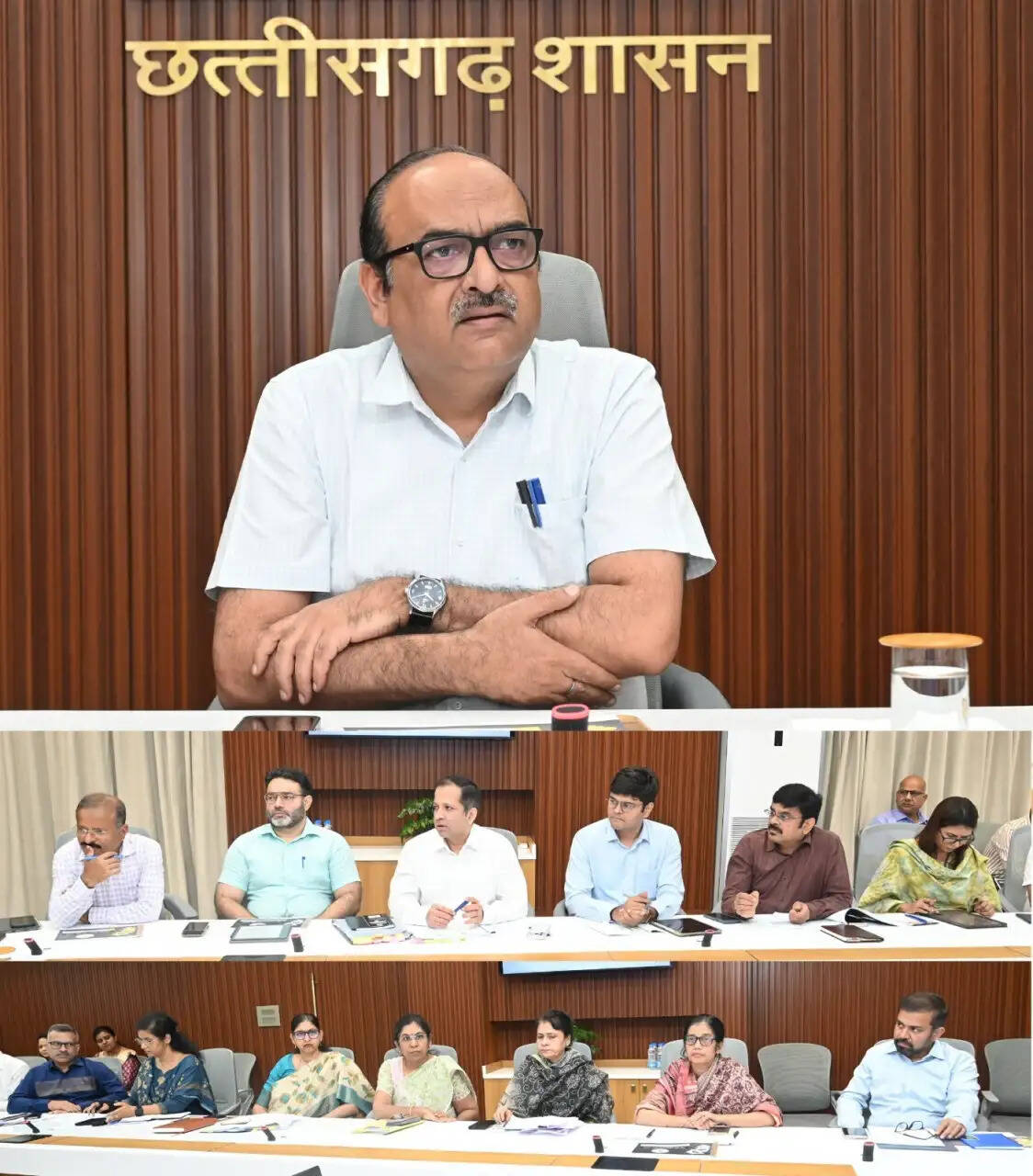 मुख्य सचिव की अध्यक्षता में मिलेट फसलों के उपार्जन, उत्पादन एवं उपयोग के संबंध में हुई बैठक