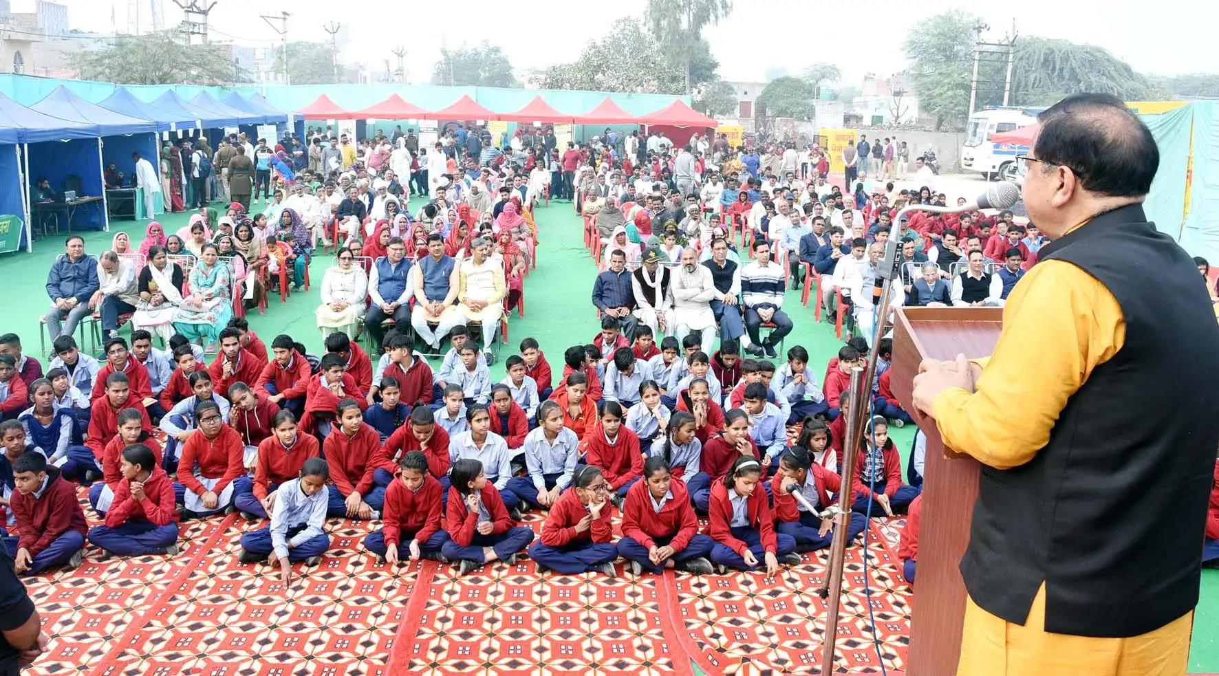 हिसार: आधा दर्जन गांवों में पहुंची विकसित भारत संकल्प यात्रा, मंत्रियों ने रखे विचार