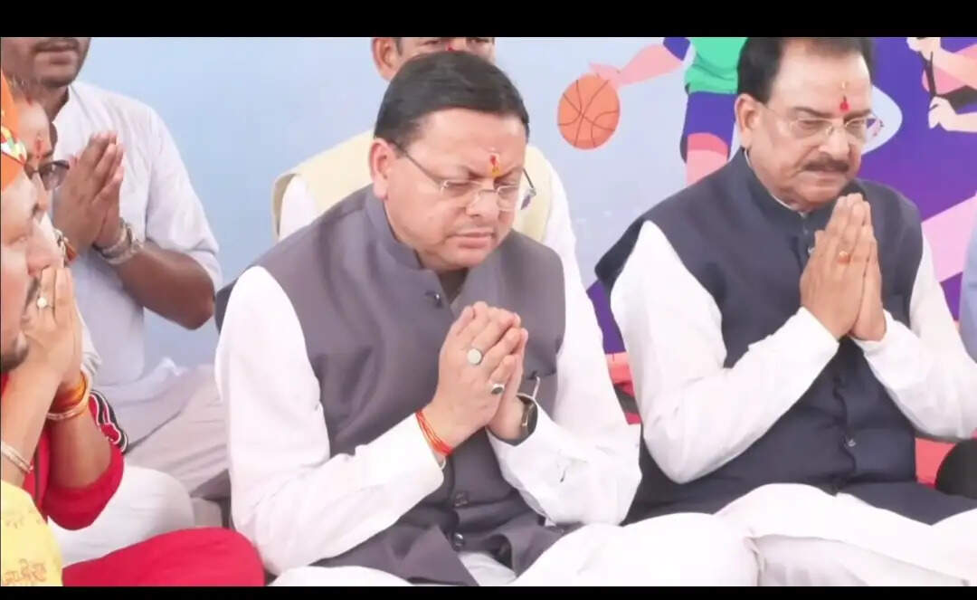 उत्तराखंड के पहले क्रीड़ा विश्वविद्यालय का मुख्यमंत्री धामी ने किया शिलान्यास