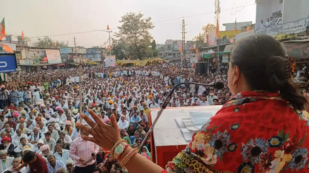 भाजपा के पास कांग्रेस की तरह झूठे वादे नहीं, विकास के लिए ठोस और पक्के इरादे हैं- वसुन्धरा राजे