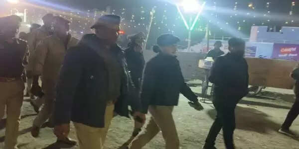 एएसपी व सीओ मेविस टॉक ने लिया सुरक्षा व्यवस्था का जायजा