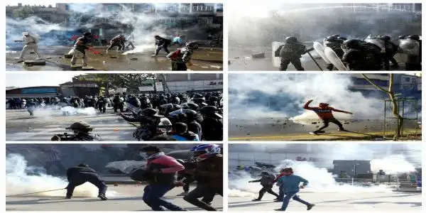 नेपाल: काठमांडू में प्रदर्शन के दौरान कई स्थानों पर झड़प, पुलिस ने किए हवाई फायर और लाठीचार्ज