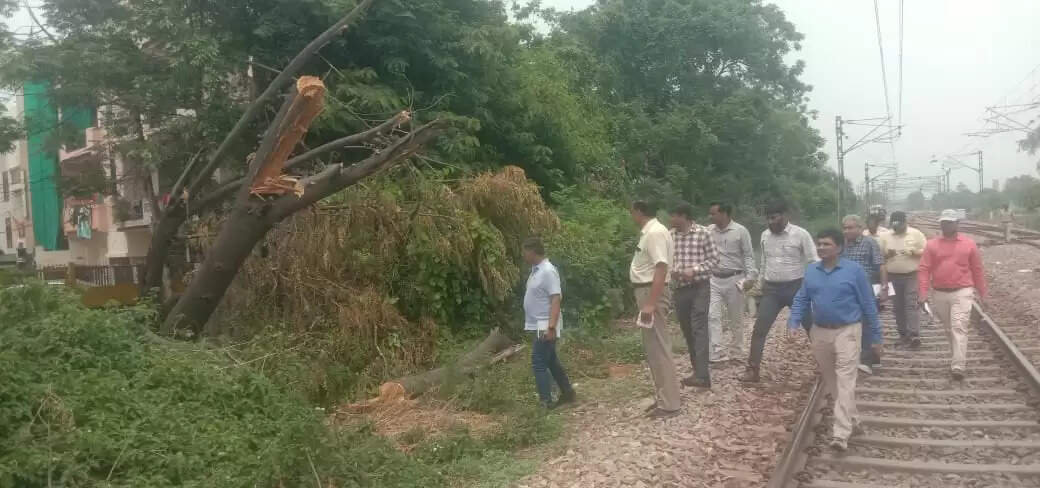 मंडल रेल प्रबंधक ने स्टेशनों का निरीक्षण कर दिये निर्देश