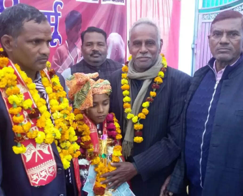 राष्ट्रपति से सम्मानित बाल वीर का हुआ भव्य स्वागत