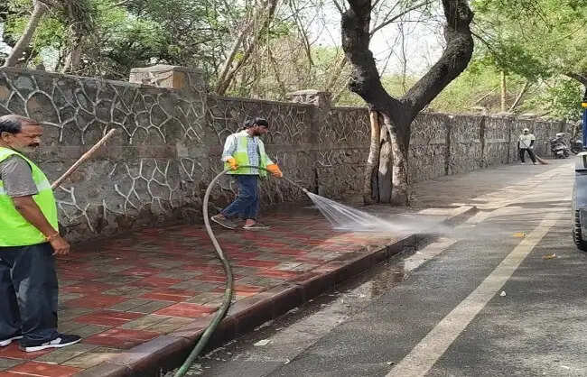 एमसीडी ने दिल्ली में “धूल मुक्त सड़क” एवं विशेष स्वच्छता अभियान किया तेज
