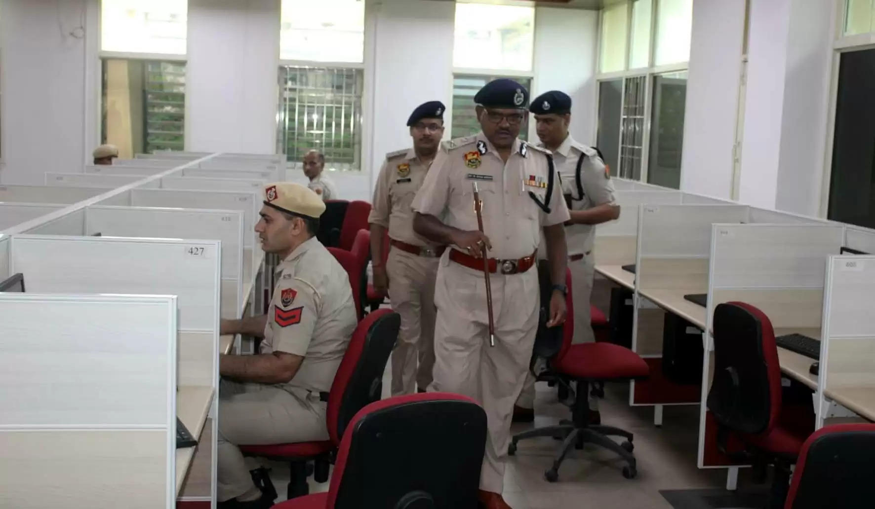 हिसार रेंज में पुलिस कर्मचारियों की पदोन्नति परीक्षा बी-1 के हुए मॉक टेस्ट