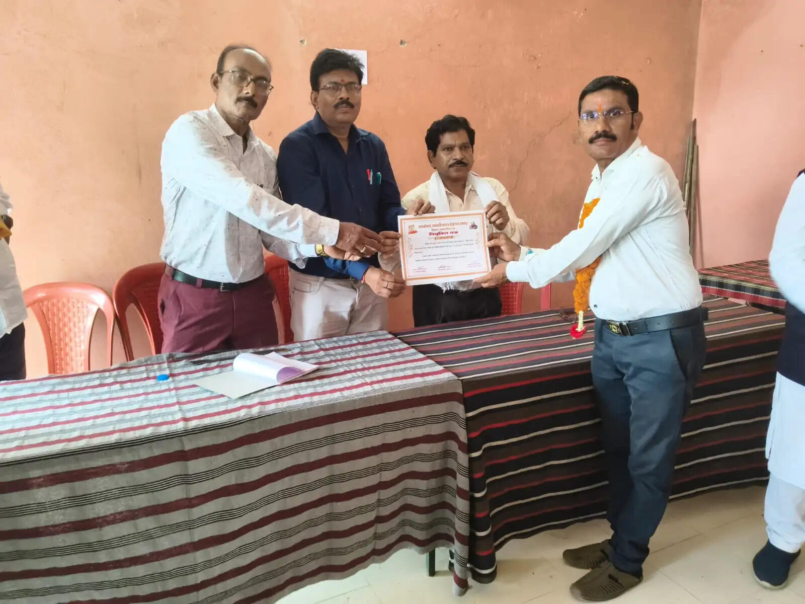 देवांगन समाज के चुनाव में भरत कुमार, इन्द्रेश और मीरा ने दर्ज की जीत