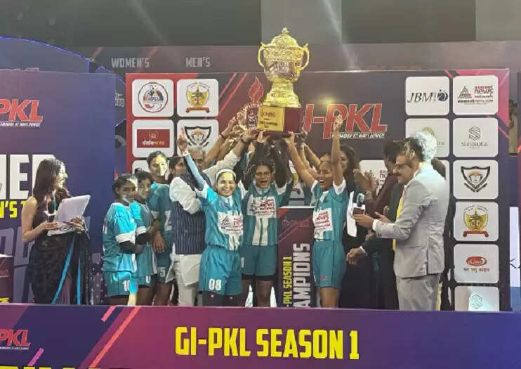 जीआईपीकेएल कबड्डी लीग का भव्य समापन: मराठी वल्चर और तमिल लायनेस बने चैंपियन