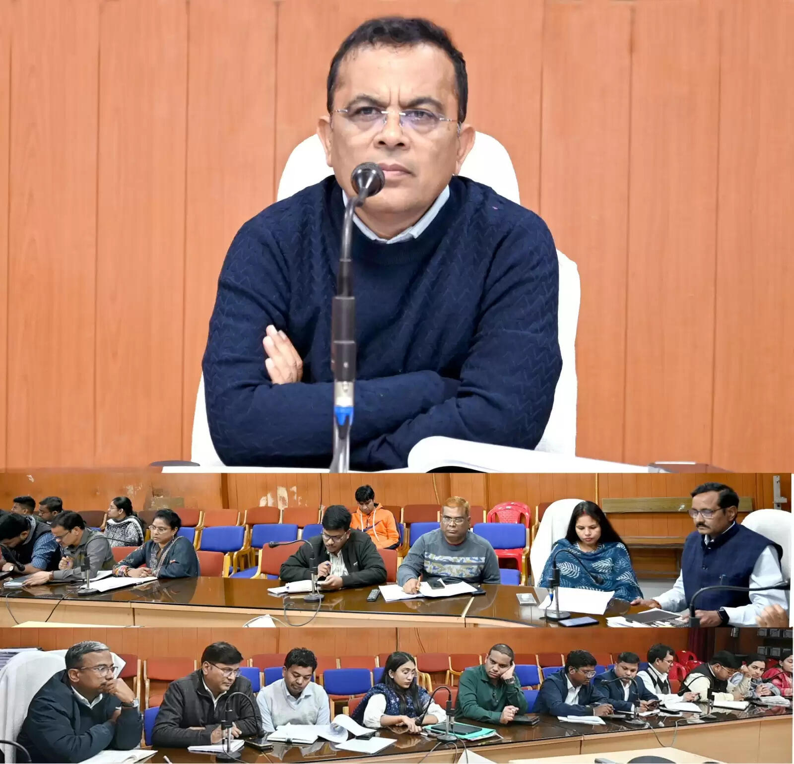 जांजगीर-चांपा कलेक्टर जन्मेजय महोबे ने ली राजस्व अधिकारियों की समीक्षा बैठक