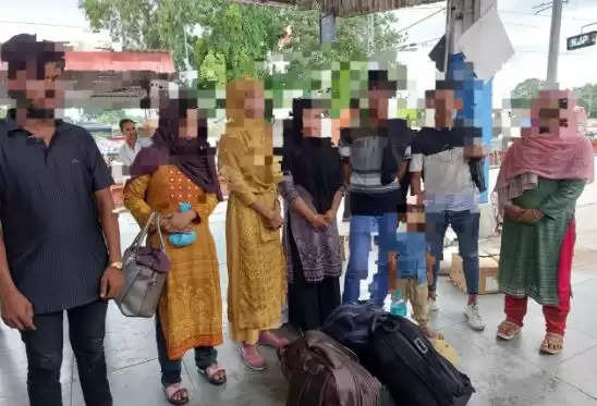 एनजेपी स्टेशन से सात रोहिंग्या गिरफ्तार