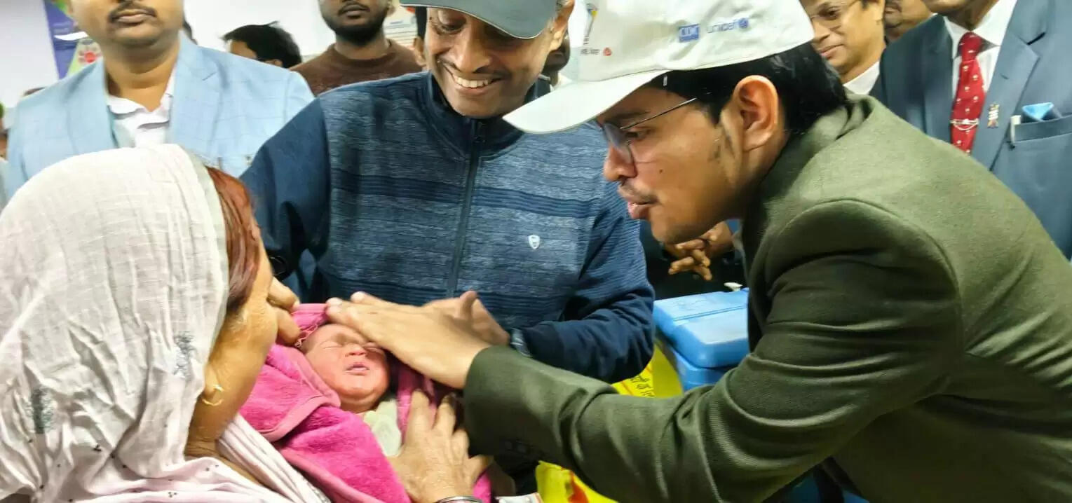 डीडीसी ने पल्स पोलियो अभियान का किया शुभारंभ