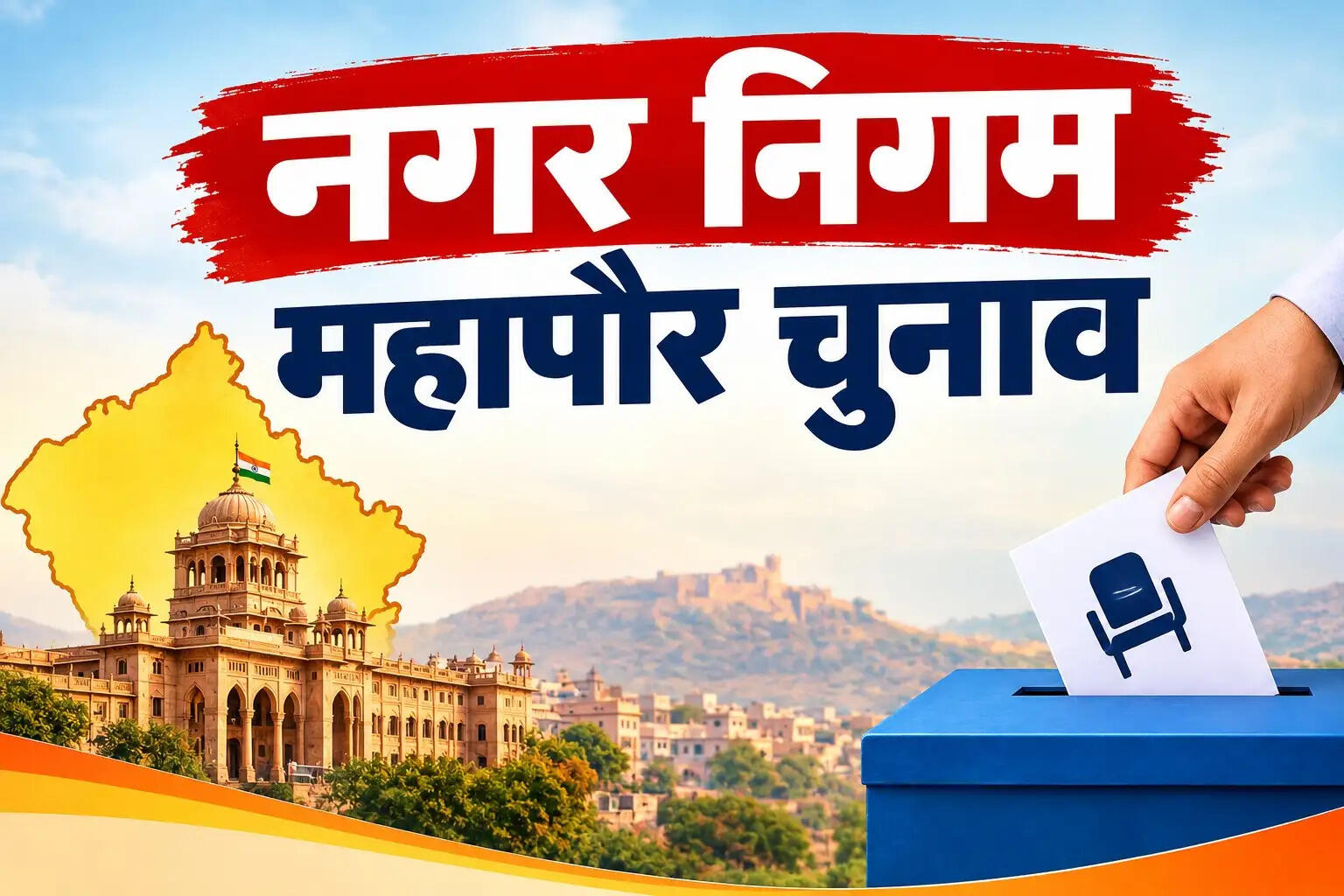 राजस्थान निकाय चुनाव: 301 अध्यक्षों के नतीजे घोषित, भाजपा के 198; सात में से छह मेयर भी भाजपा के