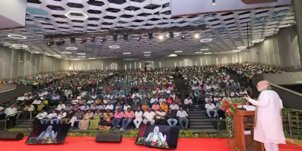 Union Minister Amit Shah presented development works worth Rs 473 crore to Gandhinagar.