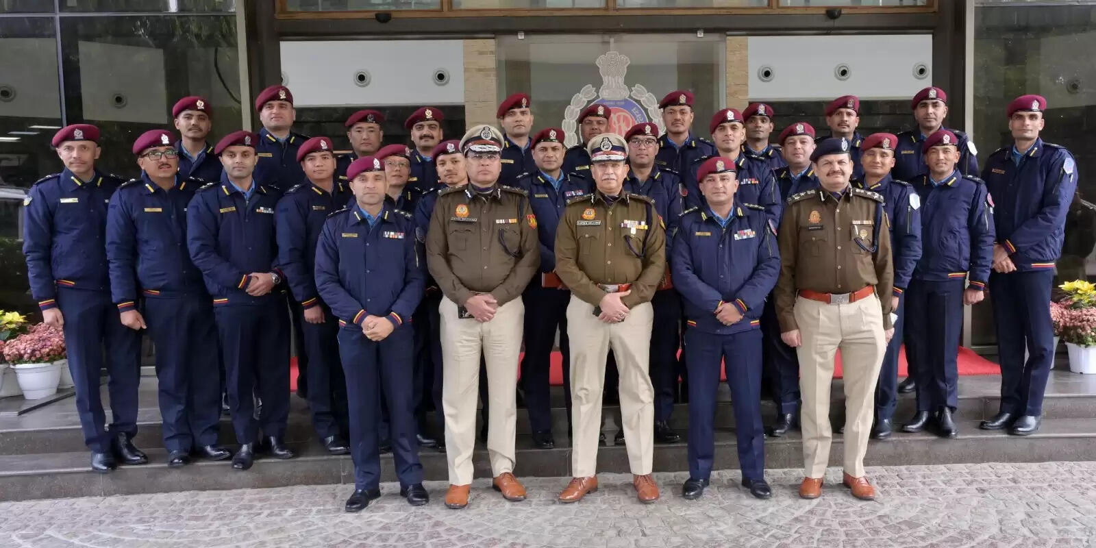 अध्ययन भ्रमण पर आए नेपाल पुलिस प्रतिनिधिमंडल का दिल्ली पुलिस मुख्यालय दौरा