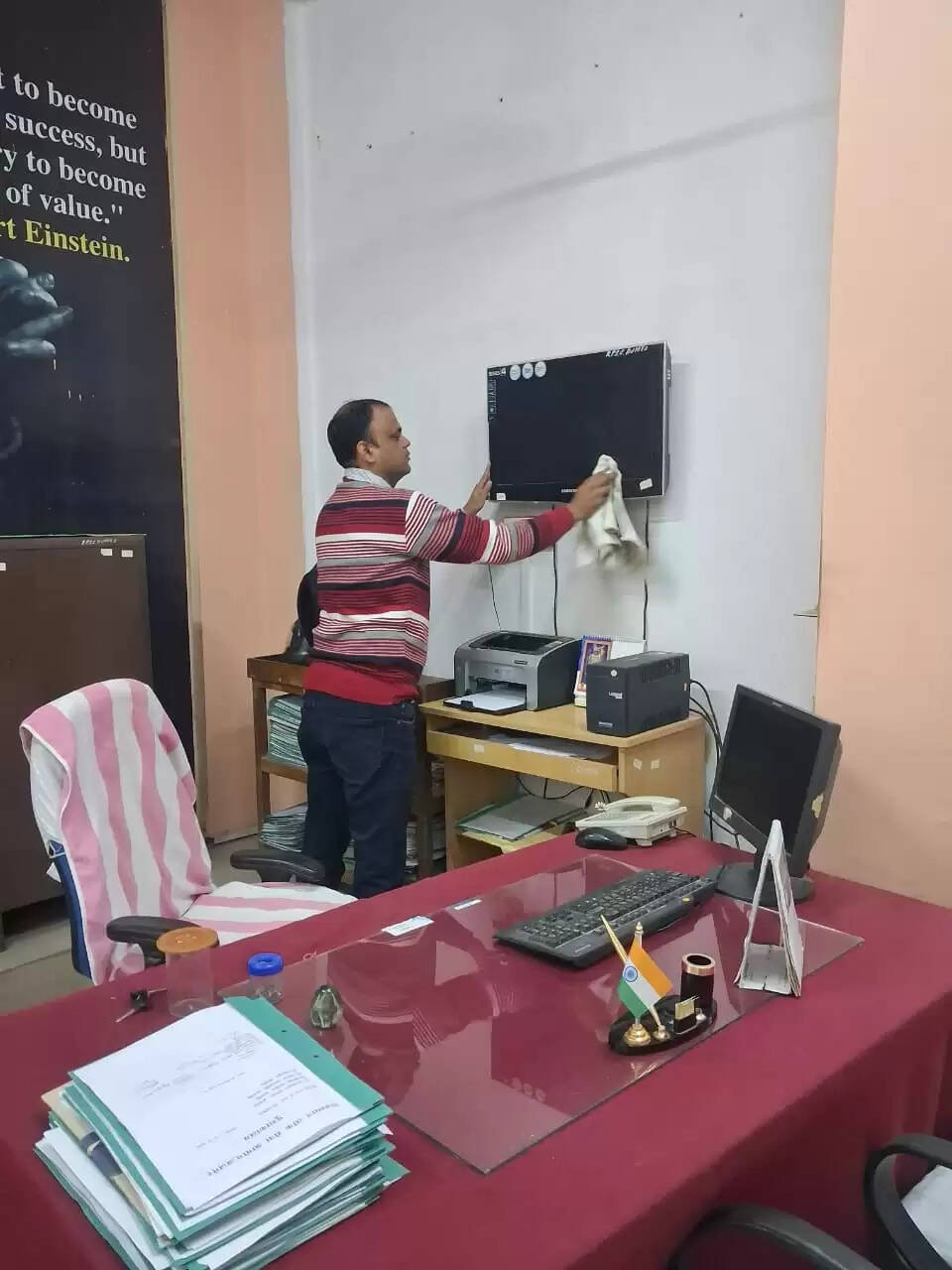 राजस्थान लोक सेवा आयोग में वृहद स्वच्छता अभियान